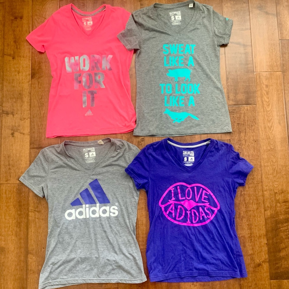 Adidas ultimate tee graphic tee shirt top lot size XS